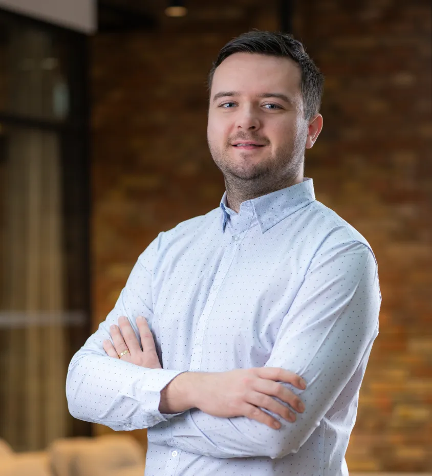 A portrait of an advertising specialist of Mark We Trust.